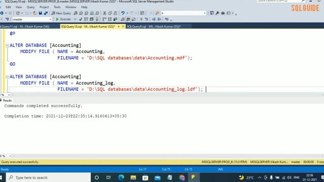 How to move SQL Database files to another drive? смотреть онлайн