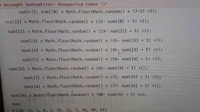 Generate random numbers in ranges with array смотреть онлайн