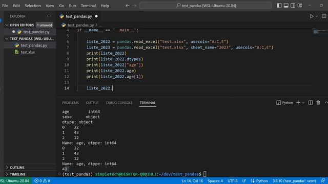Pandas: Lire, manipuler et écrire des fichiers Excel en Python смотреть онлайн