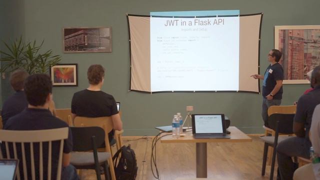 JSON Web Tokens (JWT) with Flask - Talk at DC Python смотреть онлайн