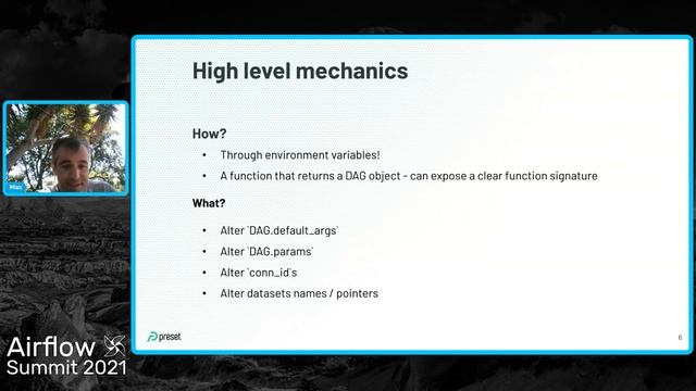 Operating contexts patterns around defining how a DAG should behave in dev staging prod & beyond смотреть онлайн