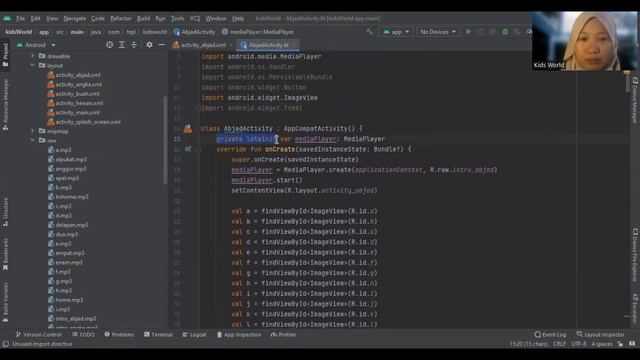 Aplikasi Play Audio Music Kids Word dengan Kotlin смотреть онлайн