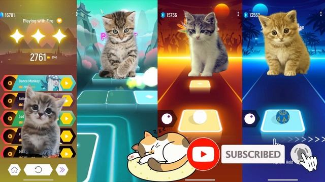 CUTE KITTY CATS BUTTLE Tiles hop смотреть онлайн