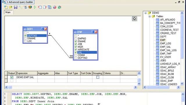 How to build a SQL using a query builder in Oracle database смотреть онлайн
