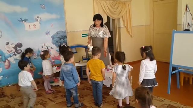 2017г  Открытое занятие средней группы на родном осетинском языке