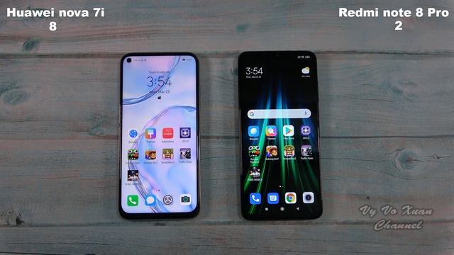 Huawei Nova 7i Vs Xiaomi Redmi Note 8 Pro | SpeedTest And Camera Comparison