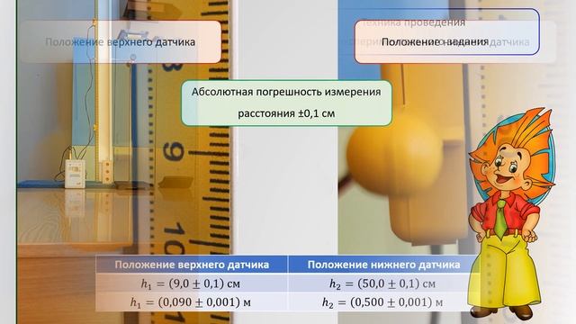 7. Определение ускорения свободного падения смотреть онлайн