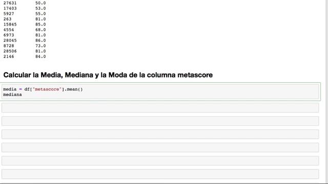 Medidas de tendencia central: Práctica en Python смотреть онлайн