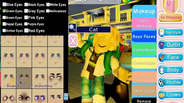 Как сделать скин Супер кота и Адриана в ROBLOX Royale High смотреть онлайн