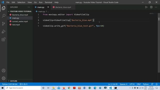Convert Video to GIF Just Few Lines Of Code Using Python | KNOWLEDGE DOCTOR | Mishu Dhar смотреть онлайн