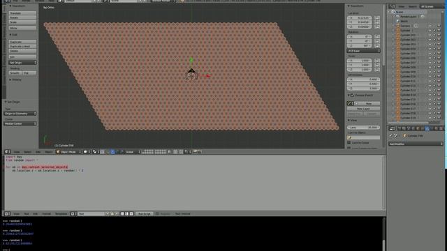 Blender Tutorial on Random Placement and Random Colors смотреть онлайн