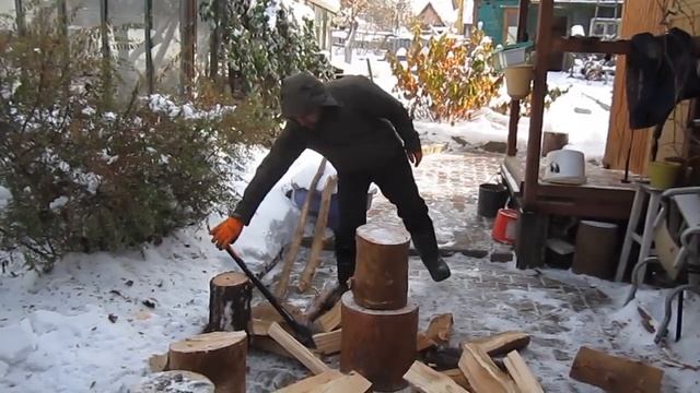 Обзор и тест Топор-колун FISKARS X 25 XL. смотреть онлайн