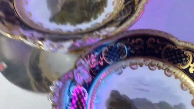 Антикварная фарфоровая фруктовница/сухарница Ridgway в наличии, 1850е годы смотреть онлайн