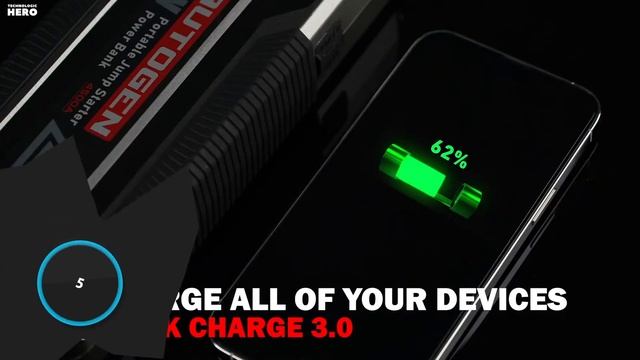 Top 10 Best Car Jump Starters of 2022 / Car Battery Charger, Portable Battery Booster Pack смотреть онлайн