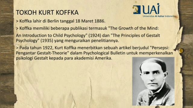 7 - Psikologi Gestalt (Kurt Koffka) (FINAL) смотреть онлайн