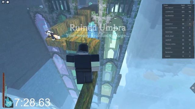 Roblox - Abyss World:  Speed Run All Checkpoints (0-9) 14:55.15