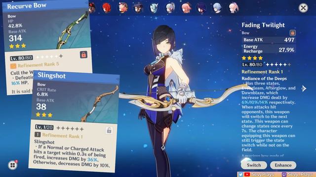 All-In-One F2P Bow! FADING TWILIGHT Review: Weapon Discussion & Analysis | Genshin Impact 2.7 смотреть онлайн