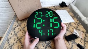 Часы круглые, электронные с Алиэкспресс.