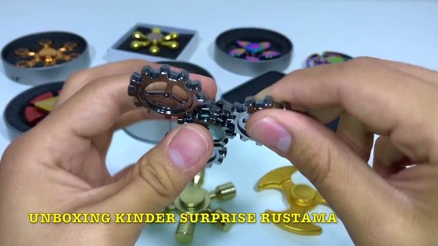 ТОП 12 Спиннеров Самая Новая Необычная Коллекция. Unboxing FIDGET SPINNER смотреть онлайн