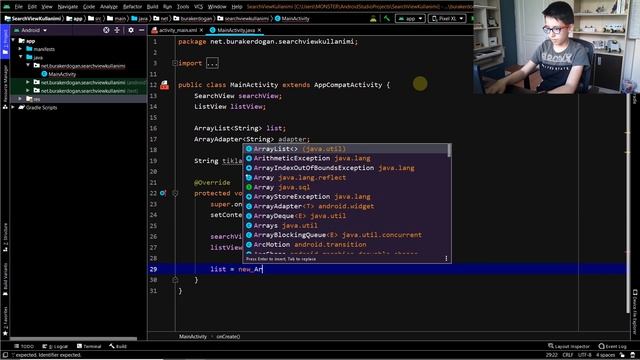 Android Programlama Dersleri #18: SearchView Kullanımı смотреть онлайн