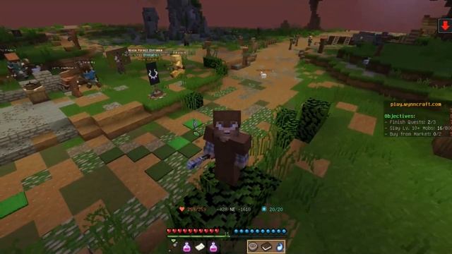 WYNNCRAFT. #5 КВЕСТЫ, ПОИСКИ, СТРАННОСТИ. MINECRAFT MMORPG смотреть онлайн