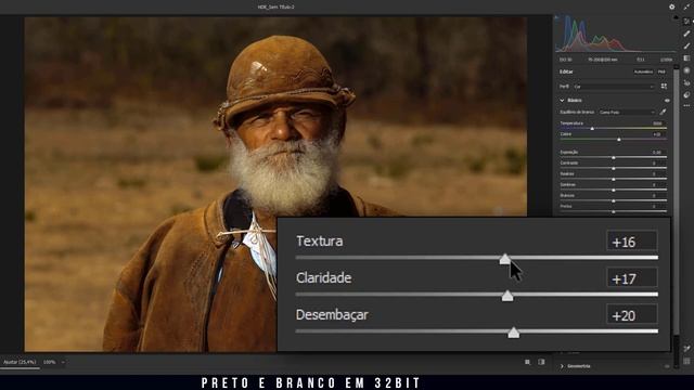 PRETO e BRANCO 32 Bit no PHOTOSHOP | Como criar Preto e Branco de 32Bit de profundidade no Photosho смотреть онлайн