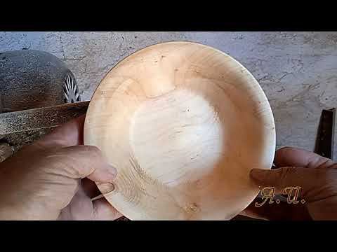 Структура черемухи на точеной тарелке. смотреть онлайн