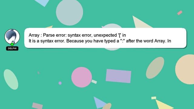 Array : Parse error: syntax error, unexpected '[' in смотреть онлайн