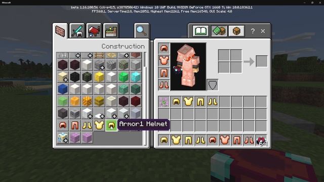 Minecraft Bedrock: Custom Armor Template Download! смотреть онлайн