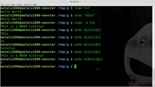 Splitting Strings into Arrays - BASH - Linux смотреть онлайн