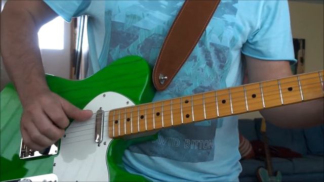 "Leprechaun" Telecaster Guitar built by SplitRockGuitars.com (w/ Fender pickups & Joe Barden bridge смотреть онлайн