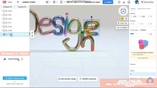 3d text in womp | womp tutorial for beginners смотреть онлайн