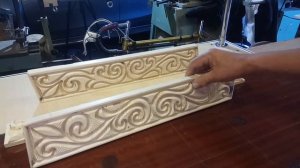 2 ч. - Результаты работ первого опыта резьбы по дереву  ручным фрезером, с доработкой резцами.