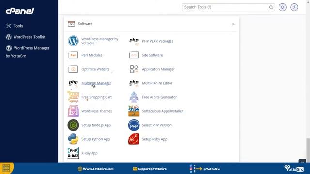 How to change PHP version in cPanel 2022 | YottaSrc смотреть онлайн