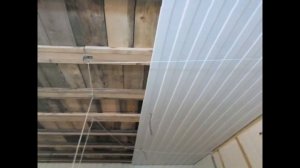 Как 6 метровый профлист крепить к потолку в одного.Часть№1//the sheet to the ceiling