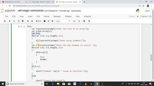 Magic Commands Jupyter Notebook | Line Magic/Cell Magic Commands | Jupyter Notebook Tutorial смотреть онлайн