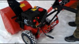 Холодный пуск двигателя снегоотбрасывателя MTD (МТД) M61