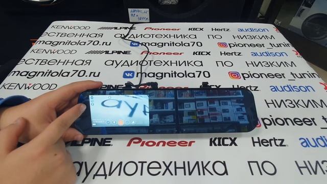 обзор видеорегистратора в зеркале intego VX-415 MR смотреть онлайн