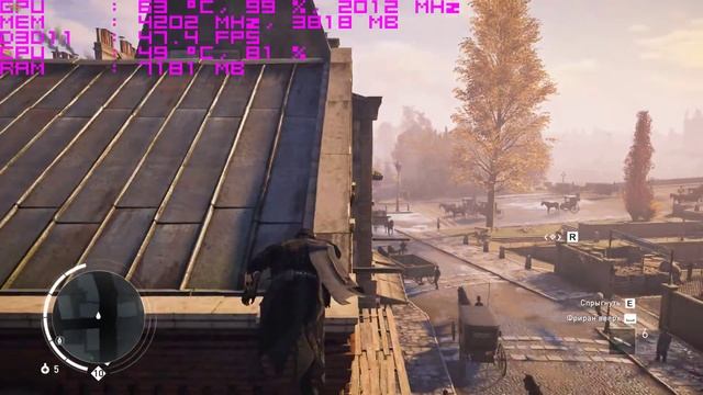 Assassin's Creed Syndicate. GTX 1060 ARMOR 6GB OC +i5 4690k - 4.2GHz смотреть онлайн
