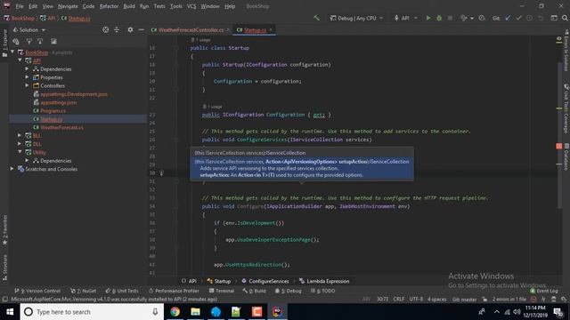 ASP.NET CORE 3.1 API VERSIONING AND DOCUMENTATION ( PART-2) смотреть онлайн