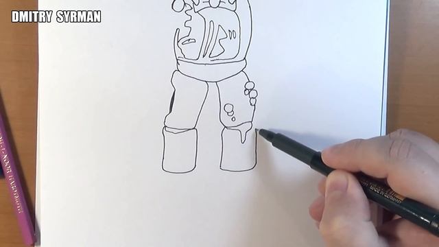 How to draw Twisted Bonnie, FNaF, Как нарисовать твистед Бонни, фнаф смотреть онлайн
