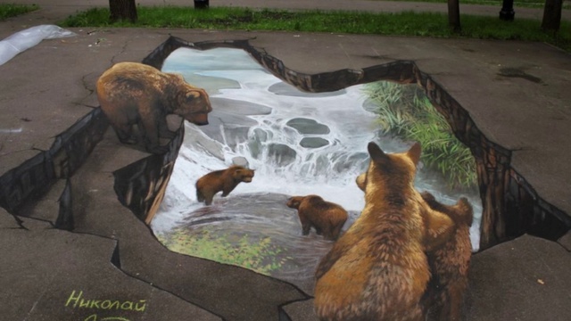 Уличные 3D-рисунки Николая Арндта смотреть онлайн