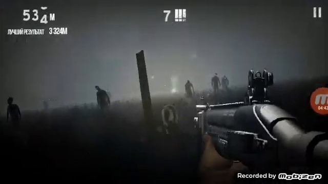 убегаю от зомби, в игре под названием зомби в тумане смотреть онлайн