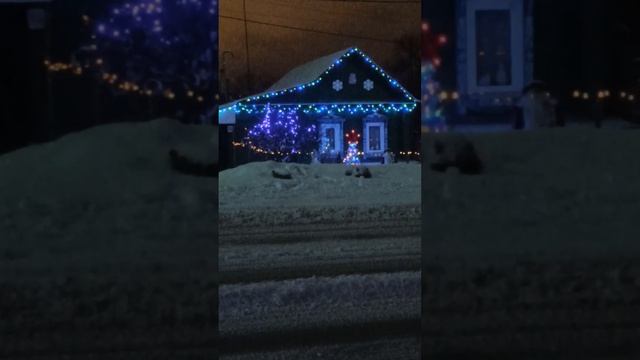 Новогоднее украшение дома. Сказочная избушка. смотреть онлайн