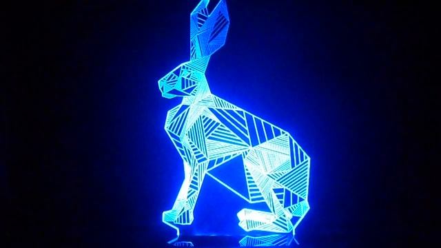 Geometric Animal Arts Lamp (Rabbit) смотреть онлайн