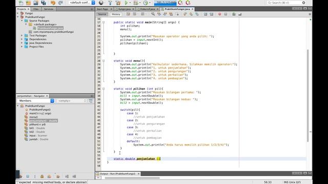 Belajar Pemrograman Java 8: Fungsi, Prosedur dan Method | Tutorial Berlian смотреть онлайн
