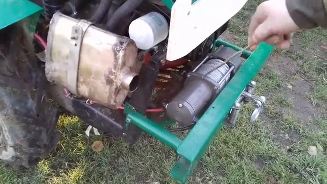Самодельный трактор с двигателем от Оки. смотреть онлайн