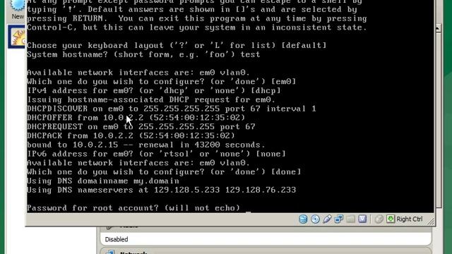 Installing OpenBSD 5.2 in VirtualBox смотреть онлайн