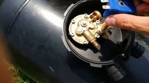 Как стравить балон с газом через мультиклапа