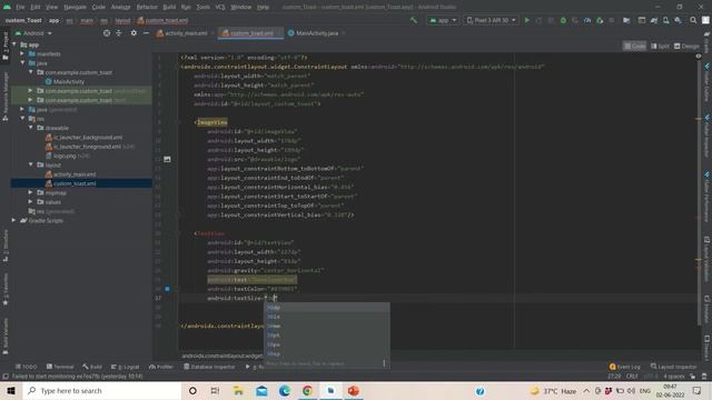 How to create custom toast in Android? смотреть онлайн